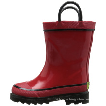 2020 NUEVA MODA CARA BARA BARA MALDIA DE CAUMPLA NATUAL BOTAS RAVER RAVER PVC Boot de lluvia para niños